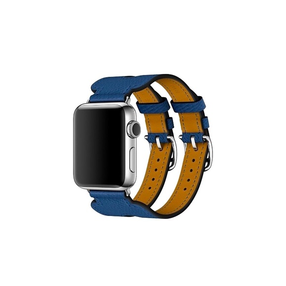 The Apple Watch Hermès with the Double Buckle Cuff